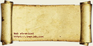 Jesenka Barić vizit kartica